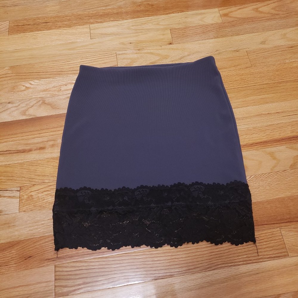 Lace Trimmed Skirt